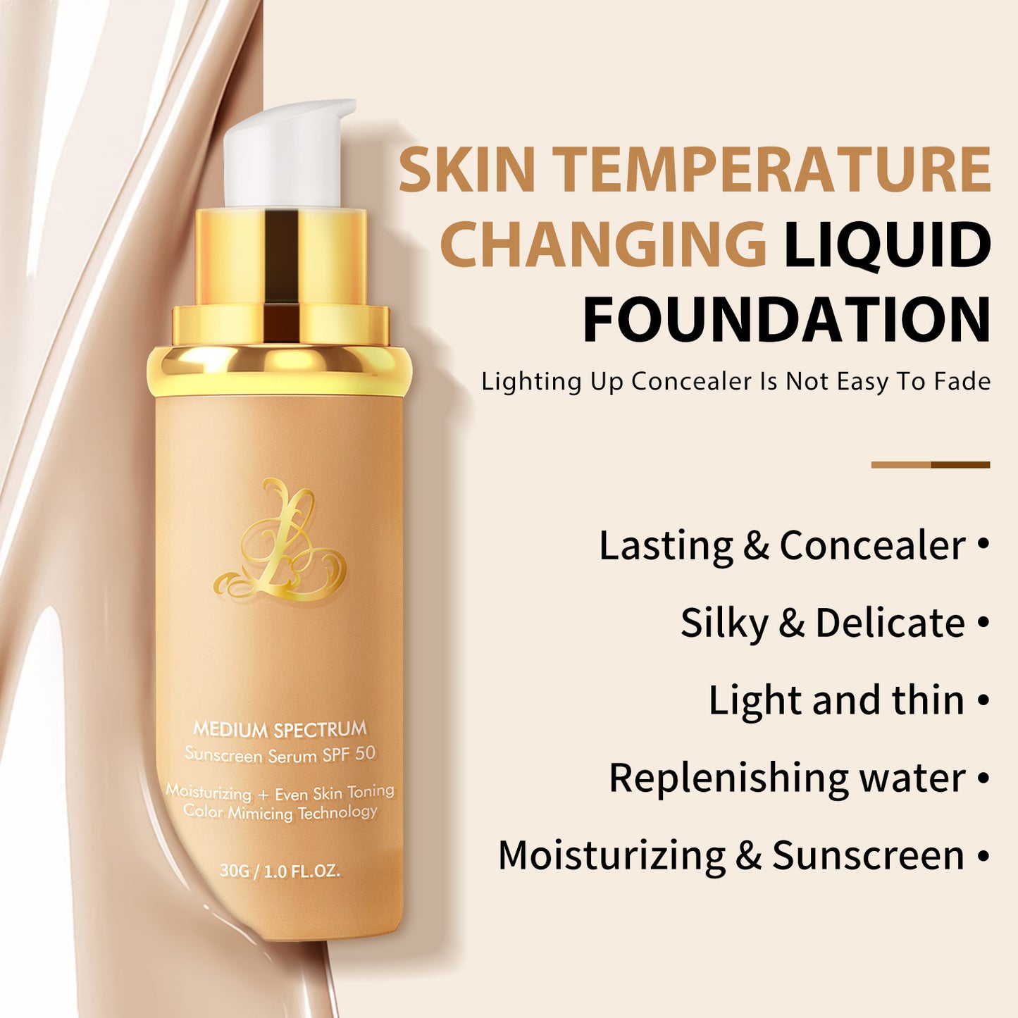 4-in-1 Color-Changing Foundation Liquid