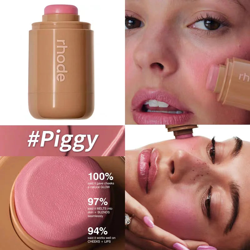 Makeup Cheek Blush Cream Blusher Stick Lip Gloss