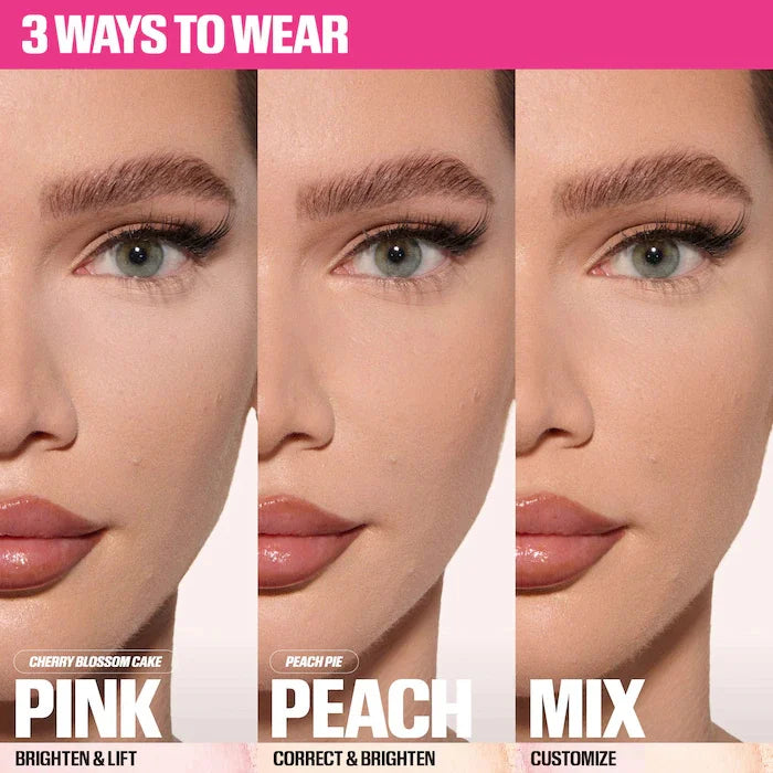 2 Colors Easy Bake Loose Powder Brightening Correcting Duo