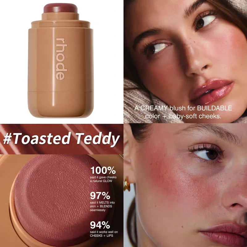 Makeup Cheek Blush Cream Blusher Stick Lip Gloss
