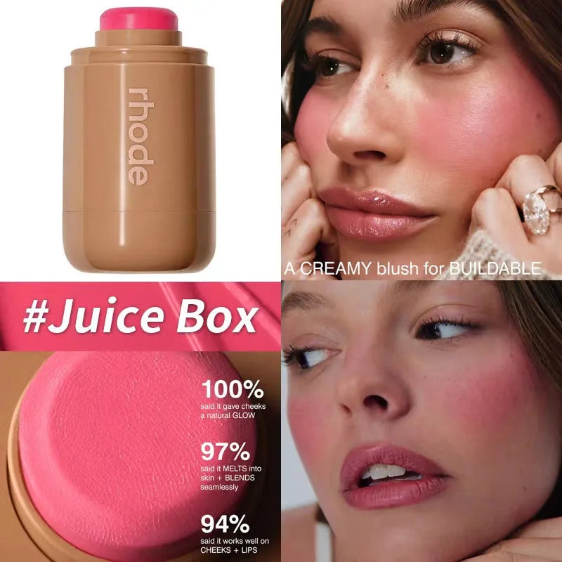 Makeup Cheek Blush Cream Blusher Stick Lip Gloss