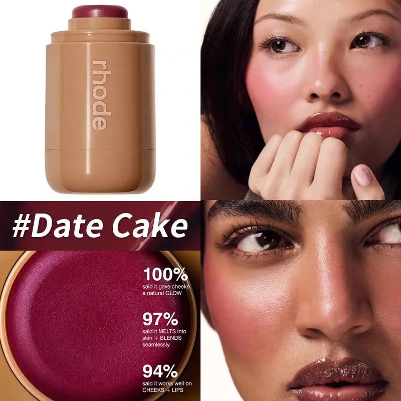 Makeup Cheek Blush Cream Blusher Stick Lip Gloss