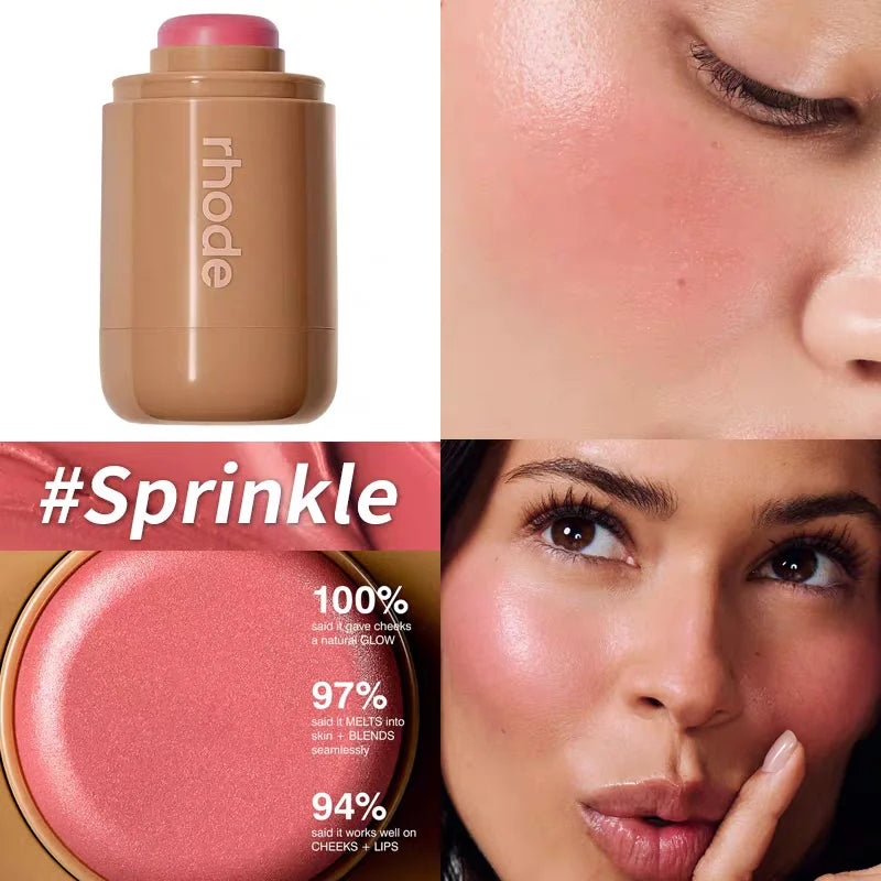 Makeup Cheek Blush Cream Blusher Stick Lip Gloss