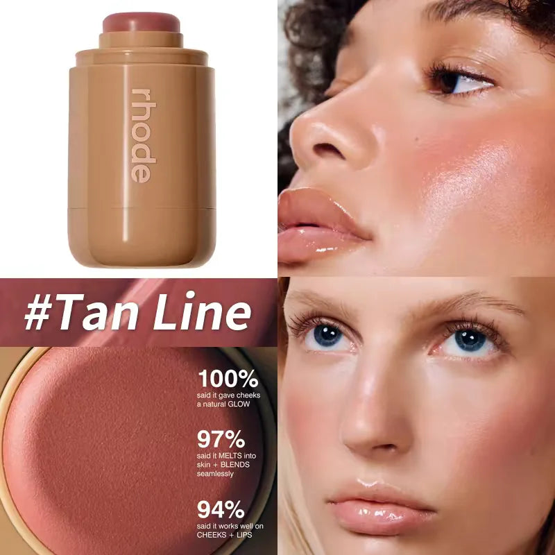 Makeup Cheek Blush Cream Blusher Stick Lip Gloss
