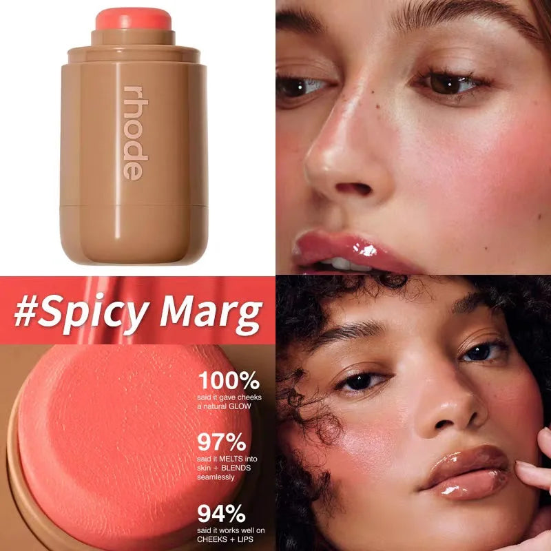 Makeup Cheek Blush Cream Blusher Stick Lip Gloss
