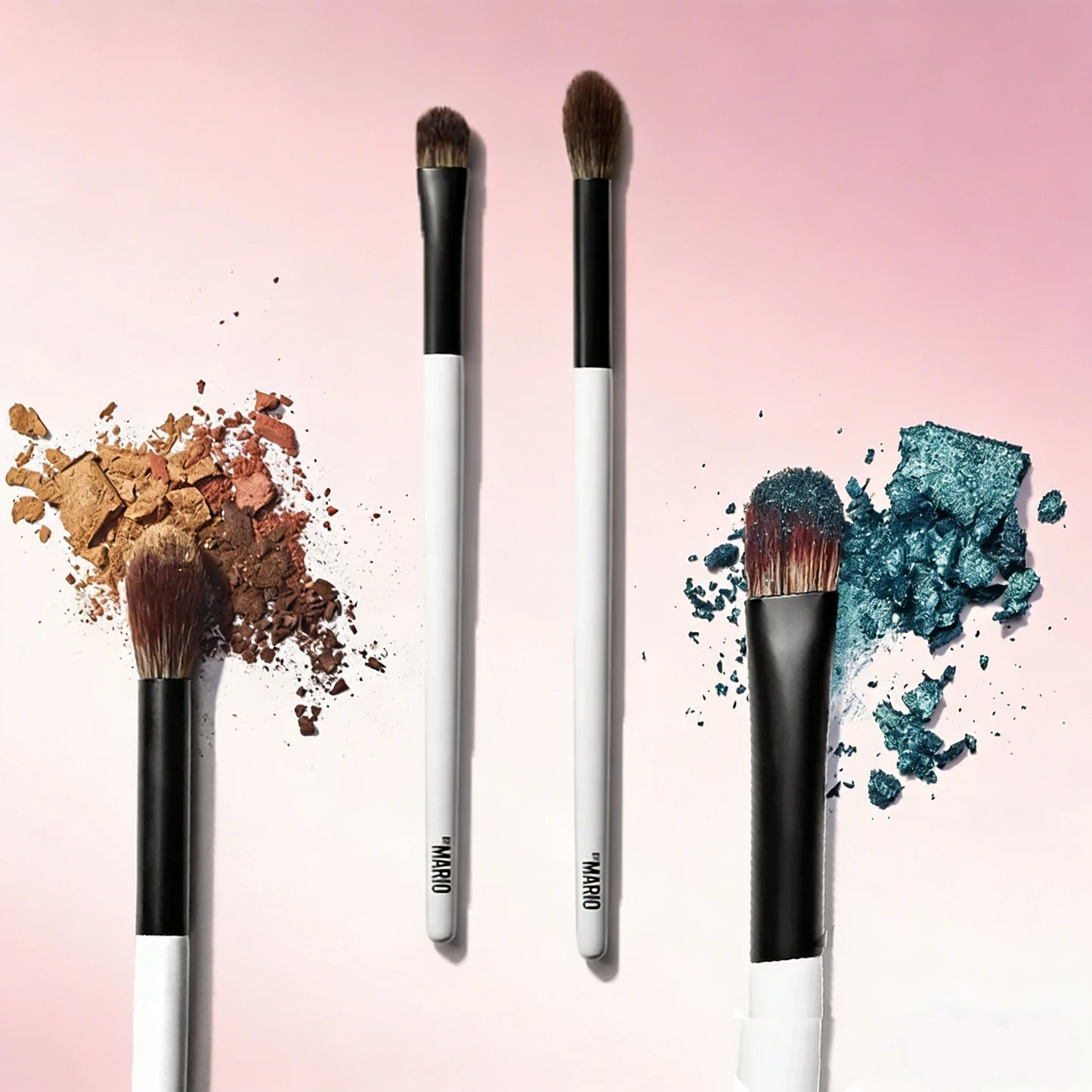 Highlight Blush Makeup by Mario Brush with Soft Fiber Hair