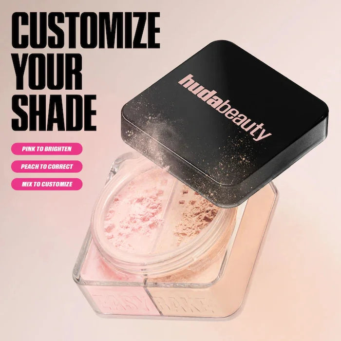 2 Colors Easy Bake Loose Powder Brightening Correcting Duo