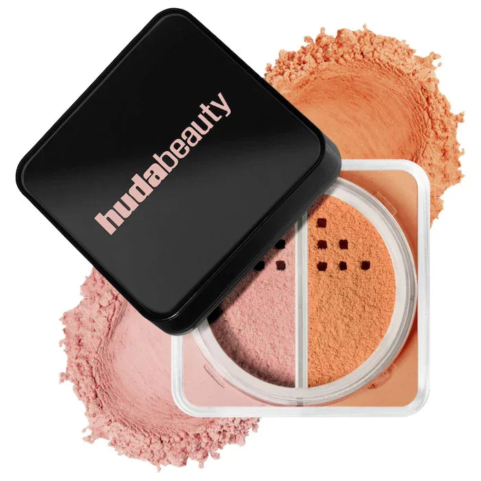 2 Colors Easy Bake Loose Powder Brightening Correcting Duo